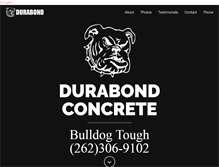 Tablet Screenshot of durabondcoatings.com